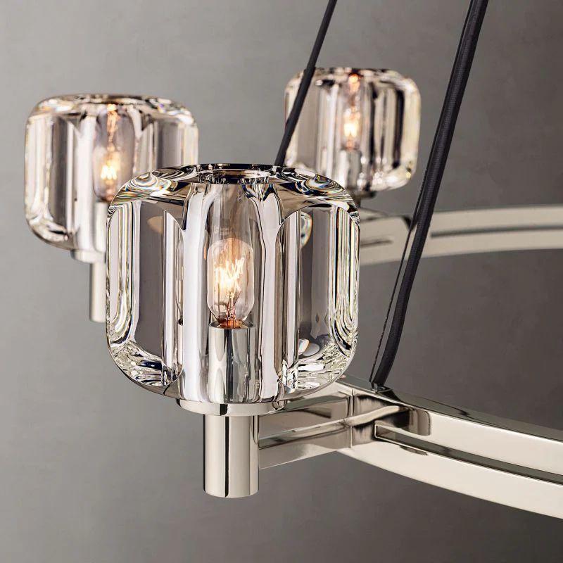 Demaret Crystal Round Chandelier 60'' - Grace Lamp