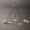 Demaret Crystal Round Chandelier 60'' - Grace Lamp