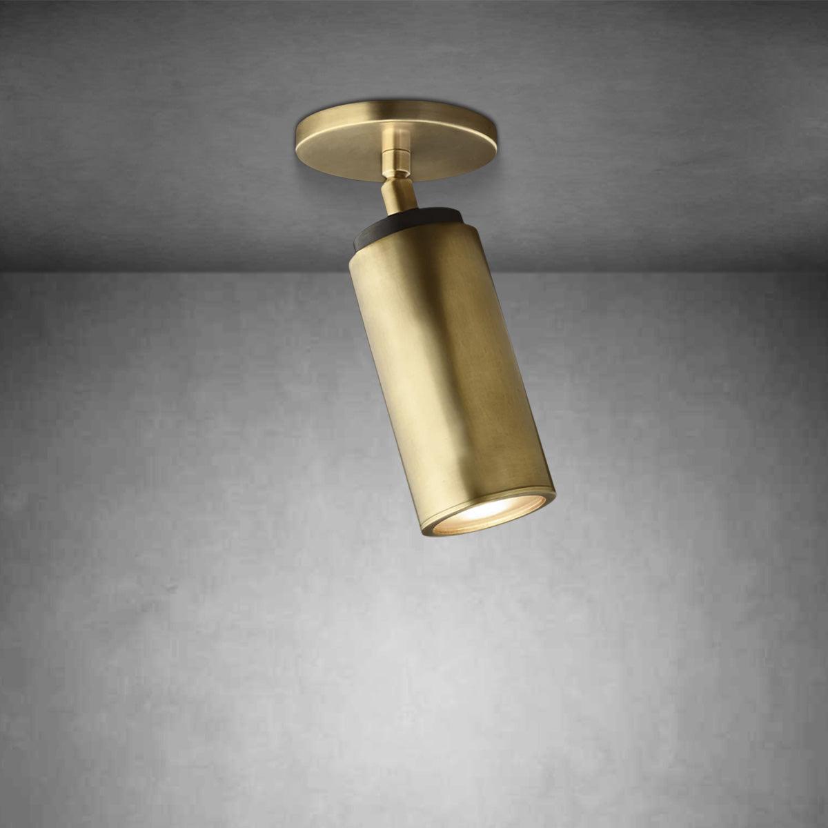 Champeaux Pivoting Flushmount 9"H - Grace Lamp