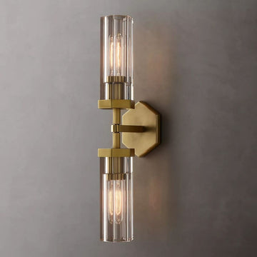Lambert Hexagonal Double Sconce - Grace Lamp