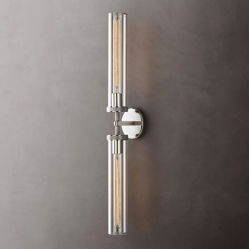 Lambert Knurled Double Sconce - Grace Lamp