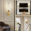 Lambert Hexagonal Double Sconce - Grace Lamp