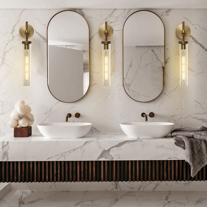 Lambert Knurled Single Sconce - Grace Lamp