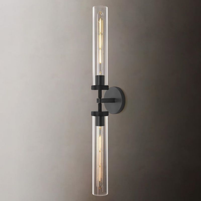 Lambert Knurled Double Sconce - Grace Lamp