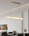 Modern Linear Alabaster Chandelier - Grace Lamp