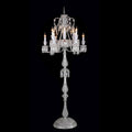 Baccarat Zénith Crystal Candelabra With Fabric Shade - Grace Lamp