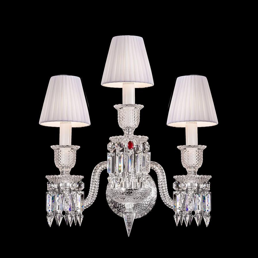 Zenith Baccarat Crystal Wall Sconce - Grace Lamp