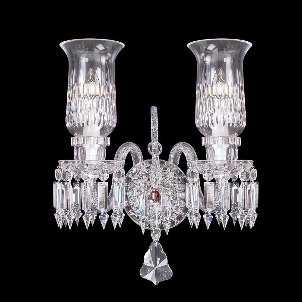 Elegance Crystal Cup Baccarat Wall Sconce - Grace Lamp