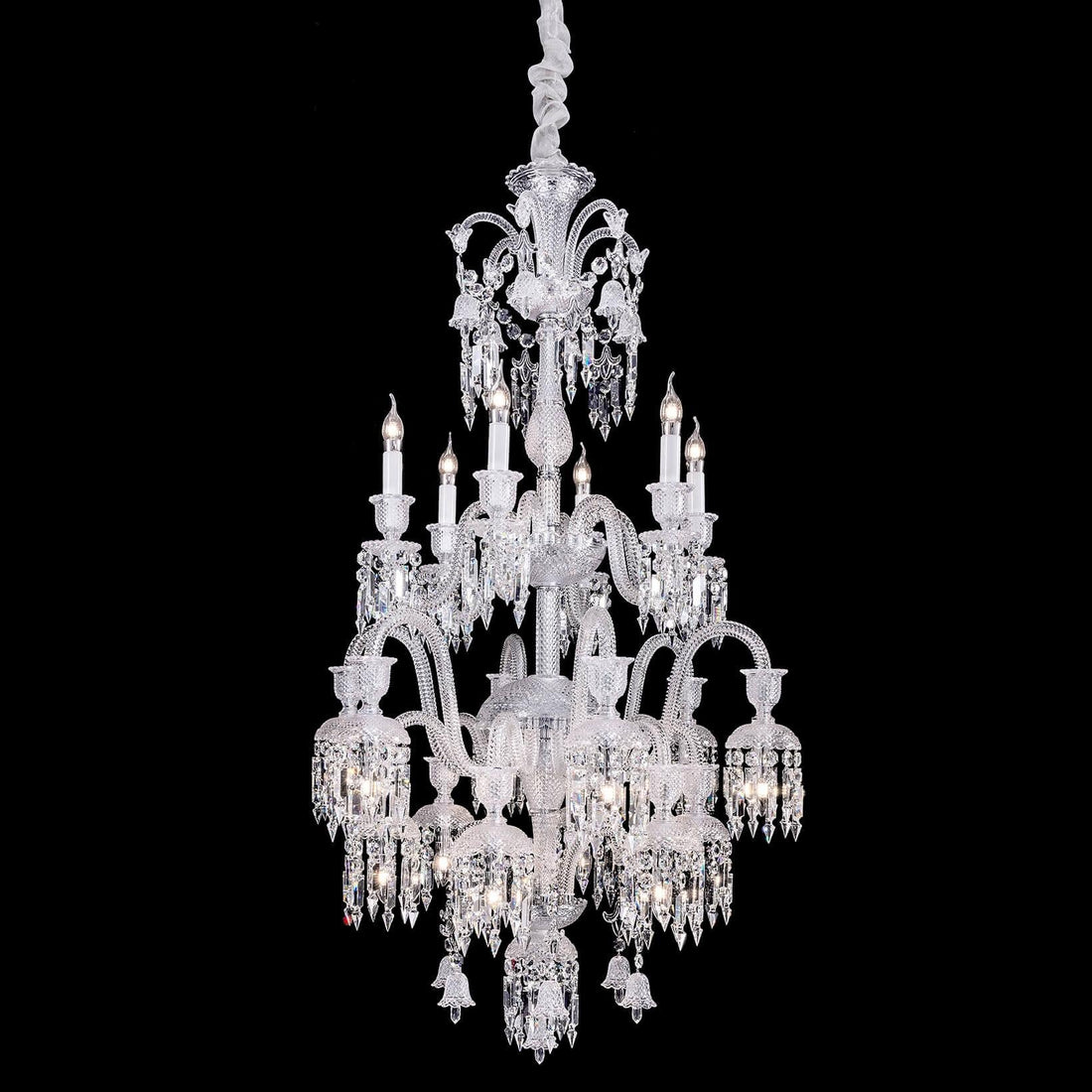 Luxury Solstice Baccarat Crystal Chandelier - Grace Lamp