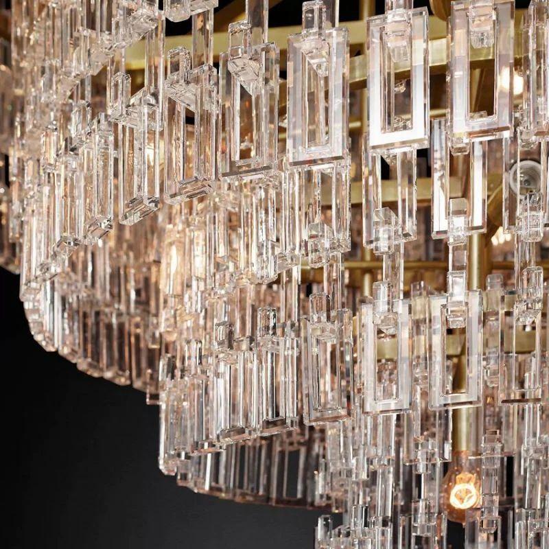 Marigan Crystal 4-Tier Round Chandelier 48" - Grace Lamp