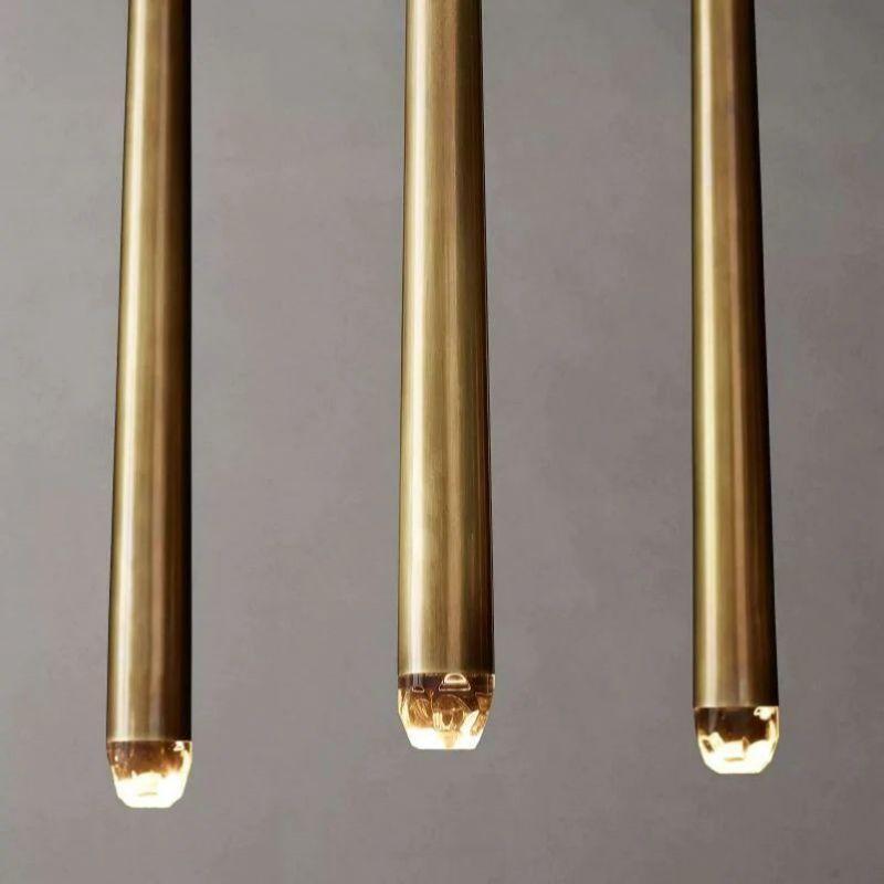 Aquitain Modern Linear Chandelier 72" - Grace Lamp