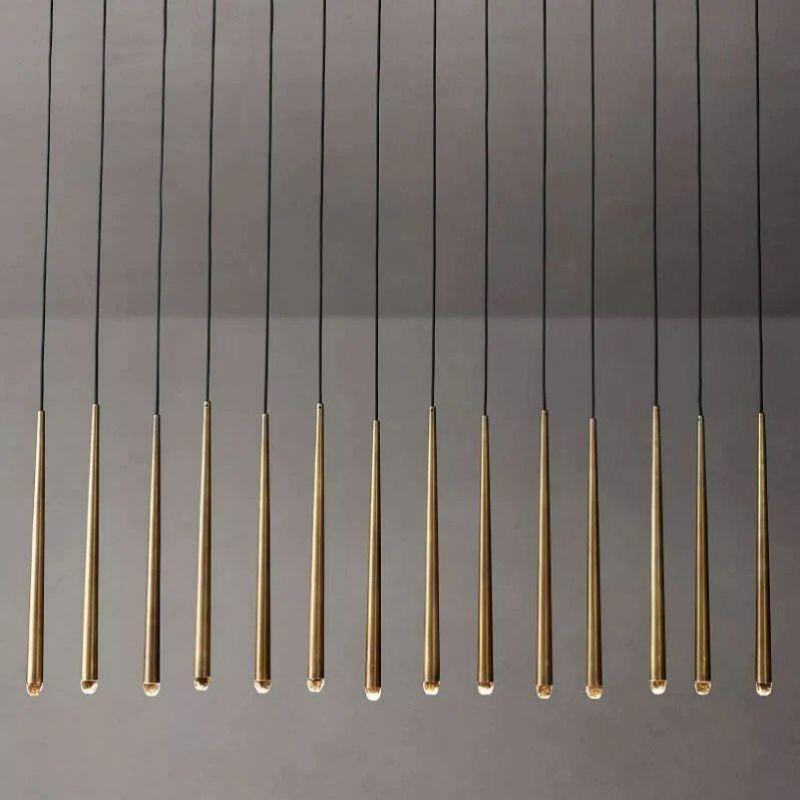 Aquitain Modern Linear Chandelier 72" - Grace Lamp