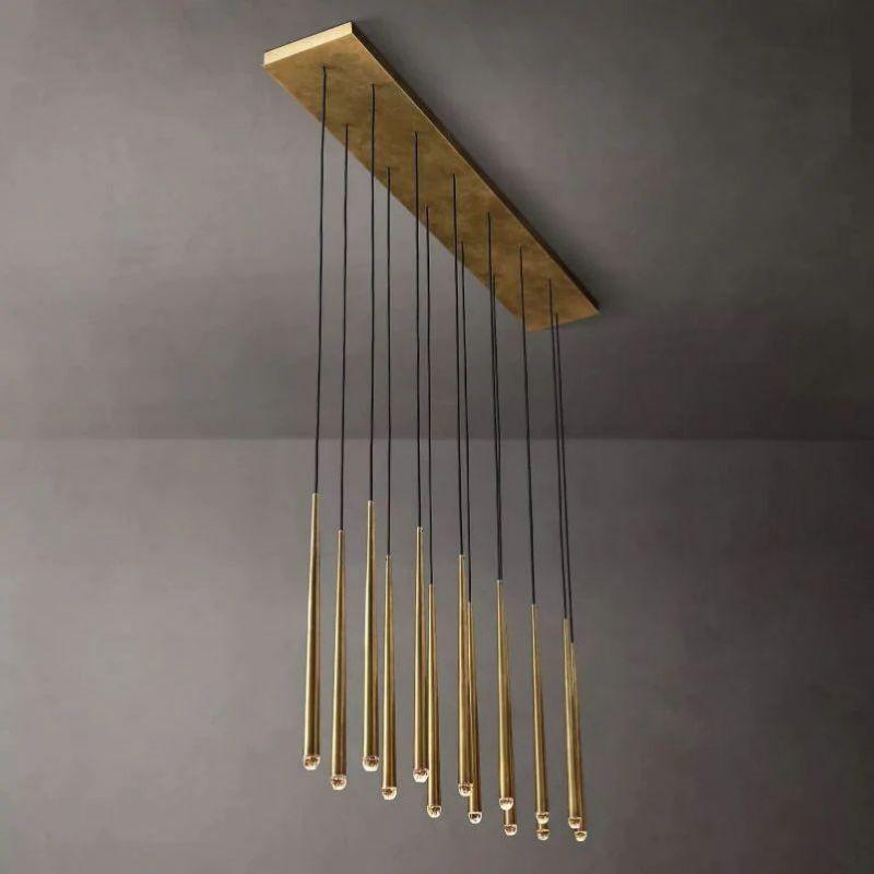Aquitain Modern Linear Chandelier 72" - Grace Lamp
