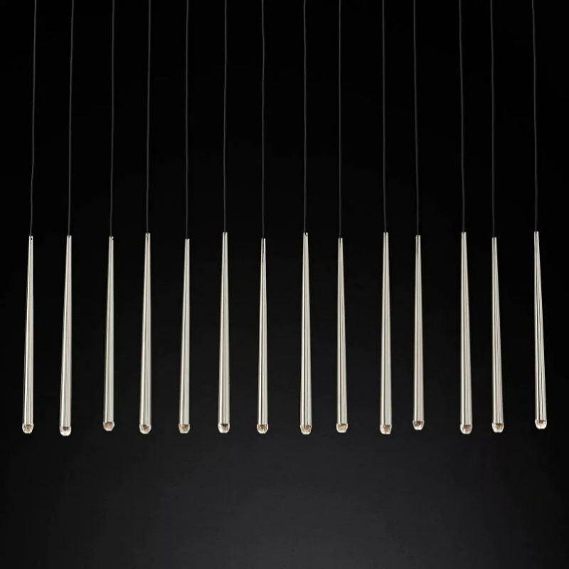 Aquitain Modern Linear Chandelier 72" - Grace Lamp