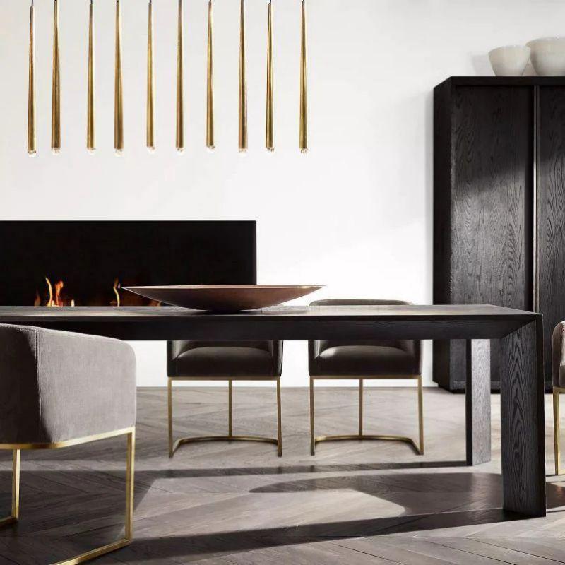 Aquitain Modern Linear Chandelier 72" - Grace Lamp