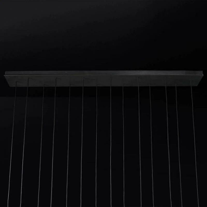 Aquitain Modern Linear Chandelier 72" - Grace Lamp