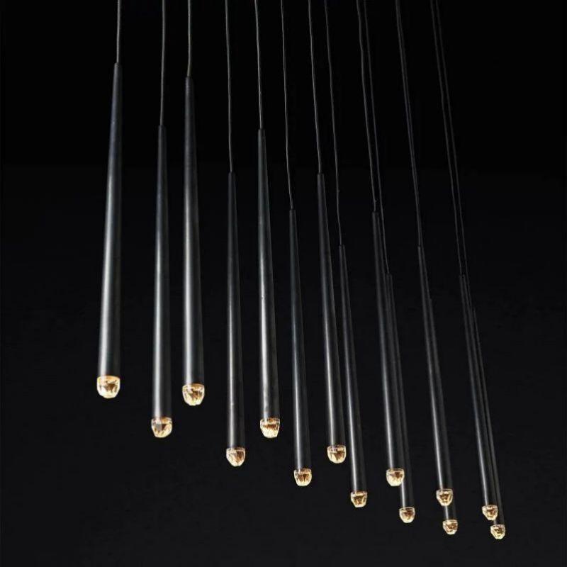 Aquitain Modern Linear Chandelier 72" - Grace Lamp