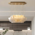 Natural Alabaster Cube Modern Chandelier - Grace Lamp