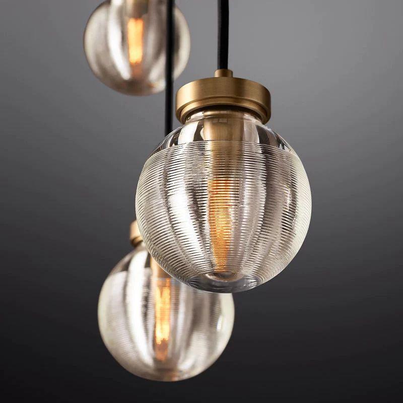 Pearl Rectangle Chandelier 36" For Dining Room Kitchen - Grace Lamp
