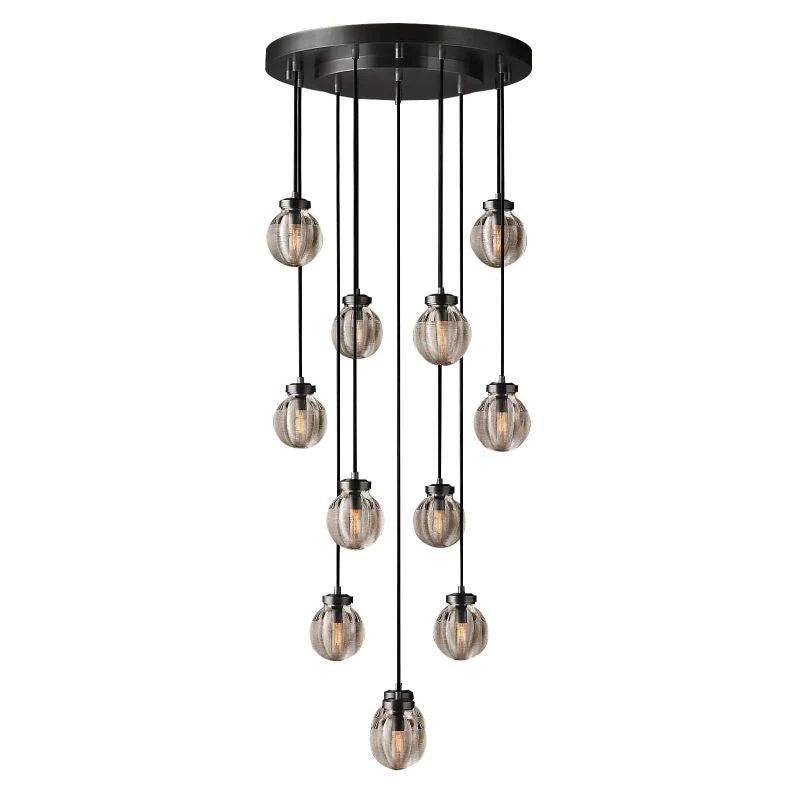 Pearl Round Chandelier 22" - Grace Lamp