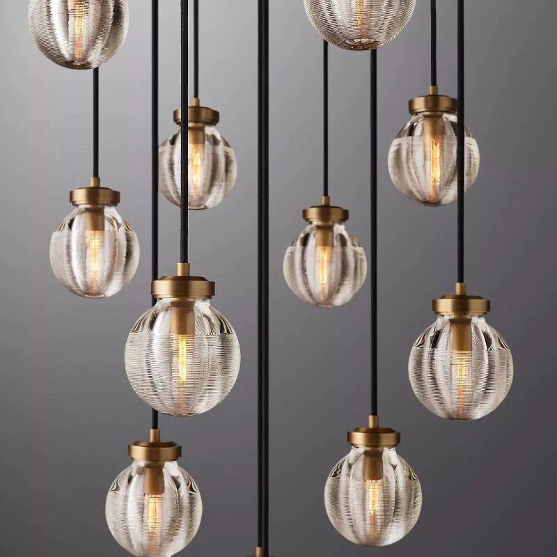 Pearl Round Chandelier 22" - Grace Lamp