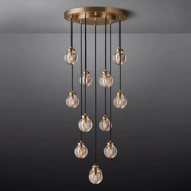 Pearl Round Chandelier 22" - Grace Lamp