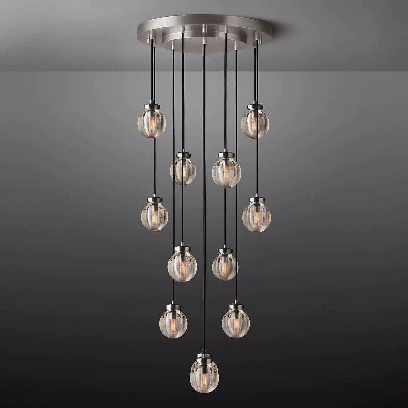 Pearl Round Chandelier 22" - Grace Lamp