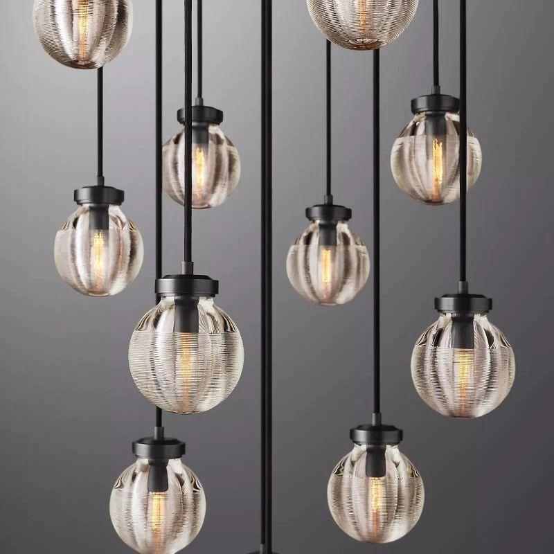 Pearl Round Chandelier 22" - Grace Lamp