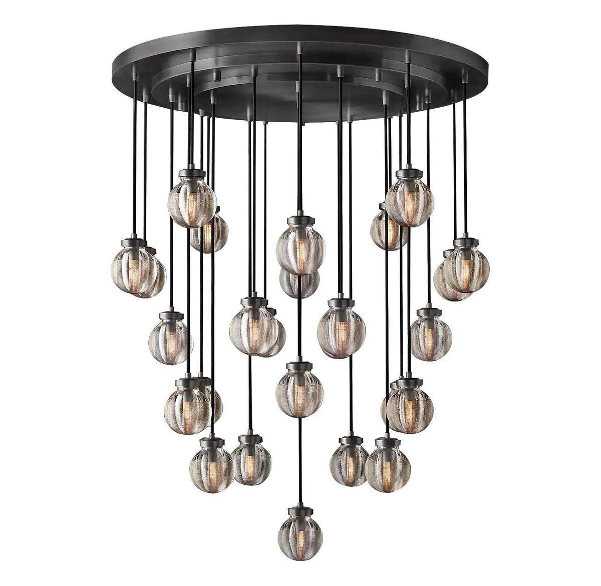 Pearl Round Chandelier 38" - Grace Lamp