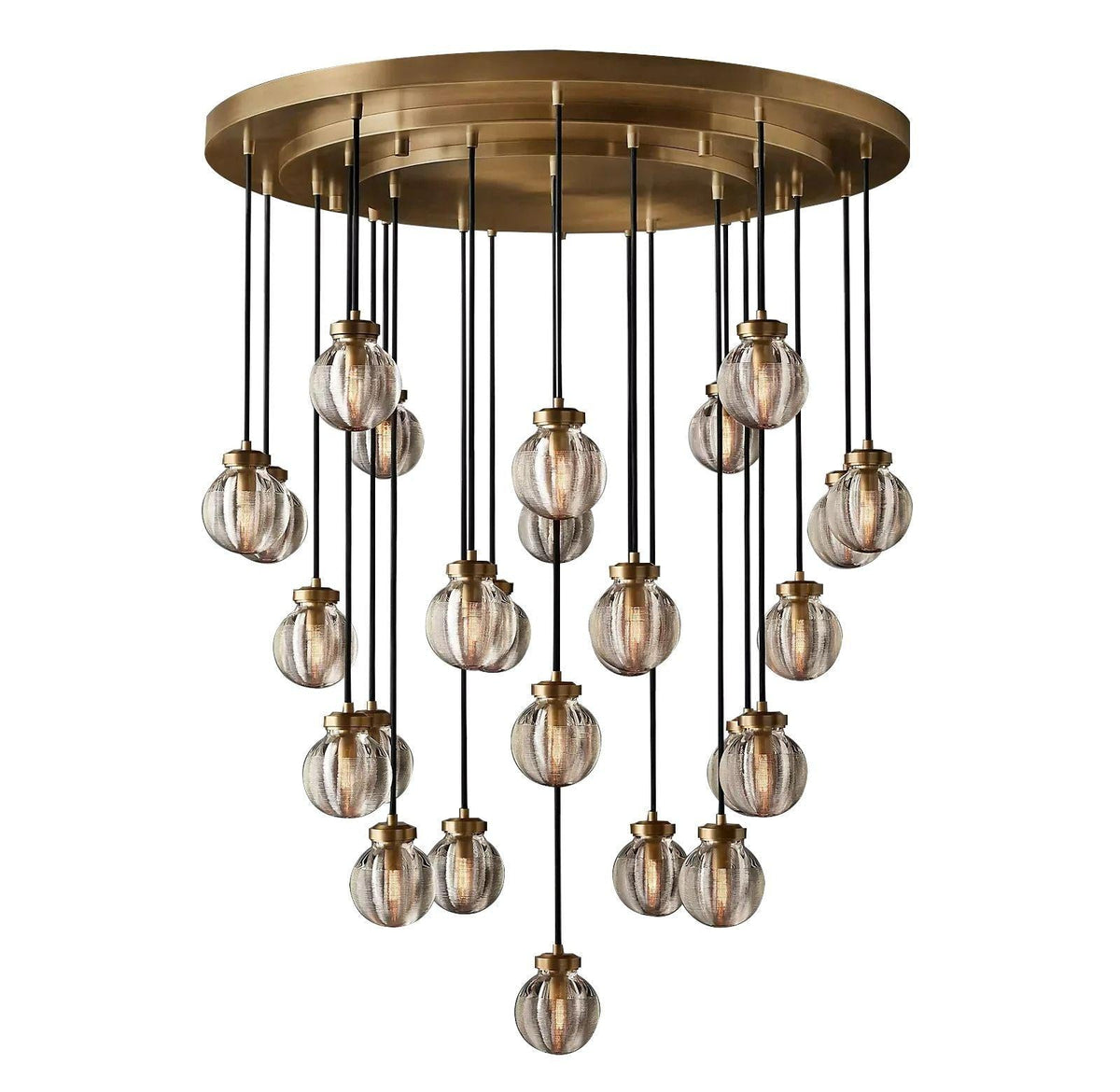 Pearl Round Chandelier 38" - Grace Lamp