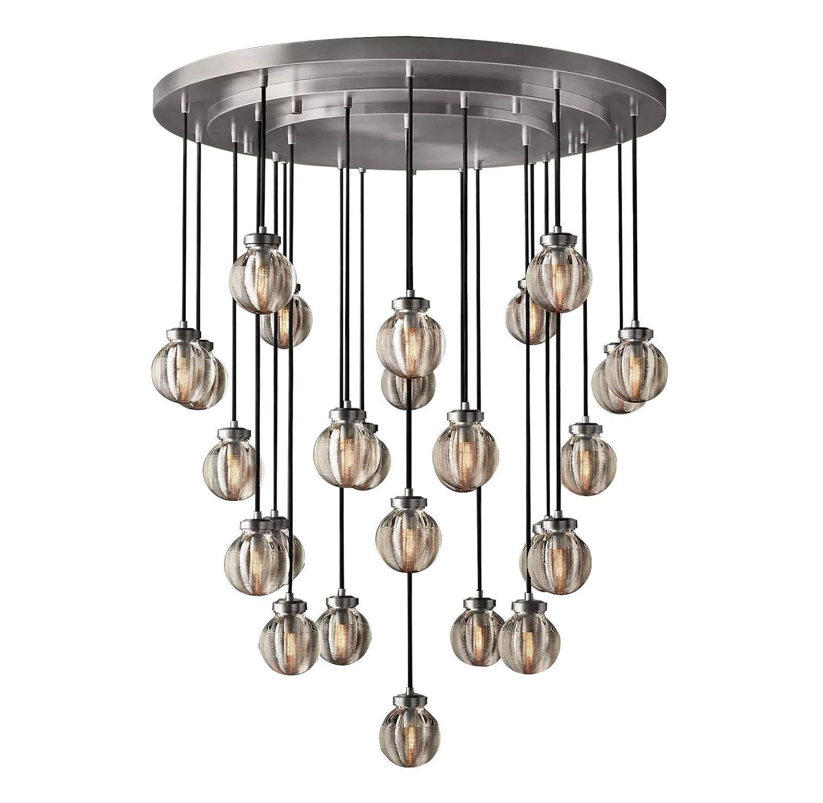 Pearl Round Chandelier 38" - Grace Lamp