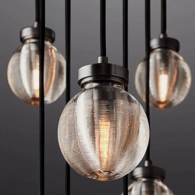 Pearl Round Chandelier 60" For Living Room Dining Room - Grace Lamp