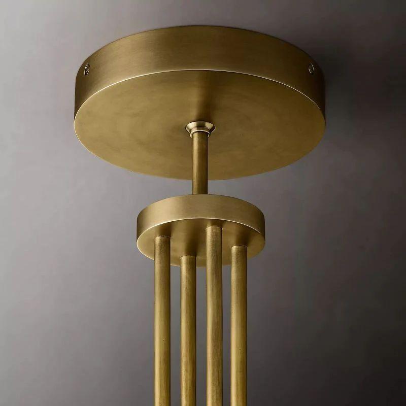 Cannel Glass Round Chandelier 36" - Grace Lamp