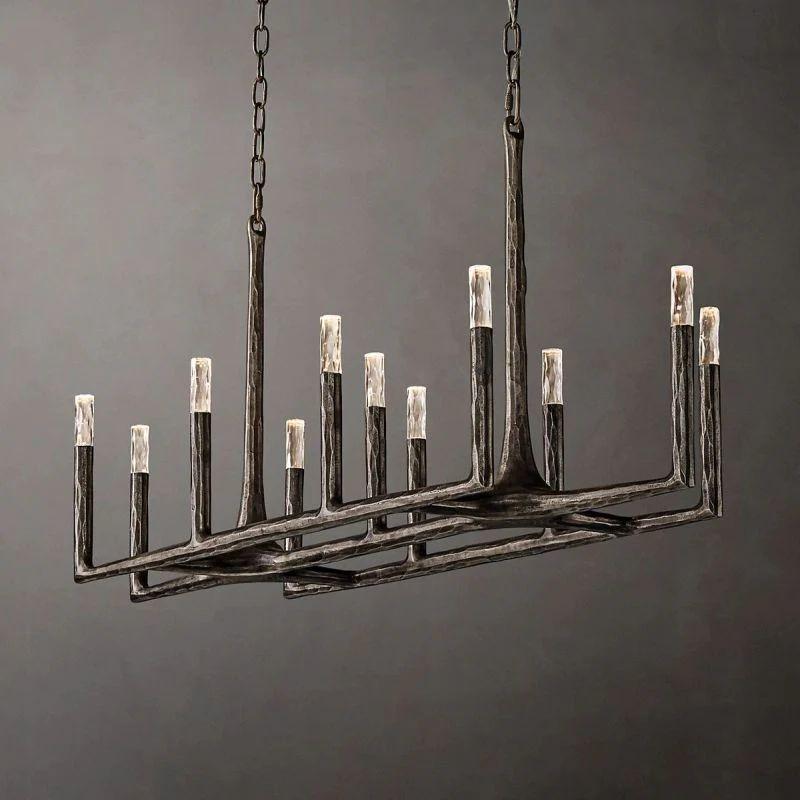 Thadeus Linear Chandelier 54” - Grace Lamp