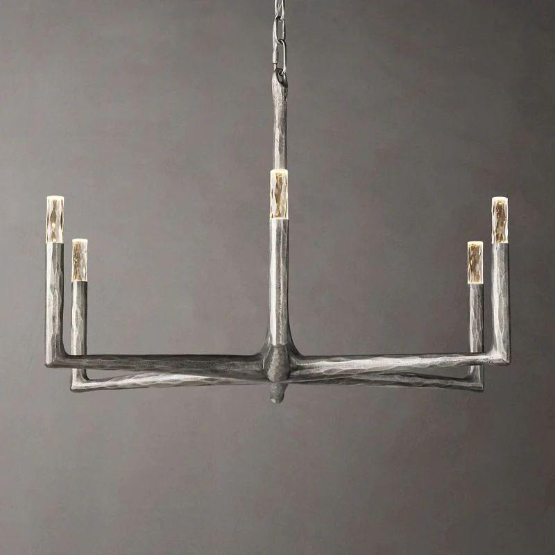 Thadeus Round Chandelier 36” - Grace Lamp