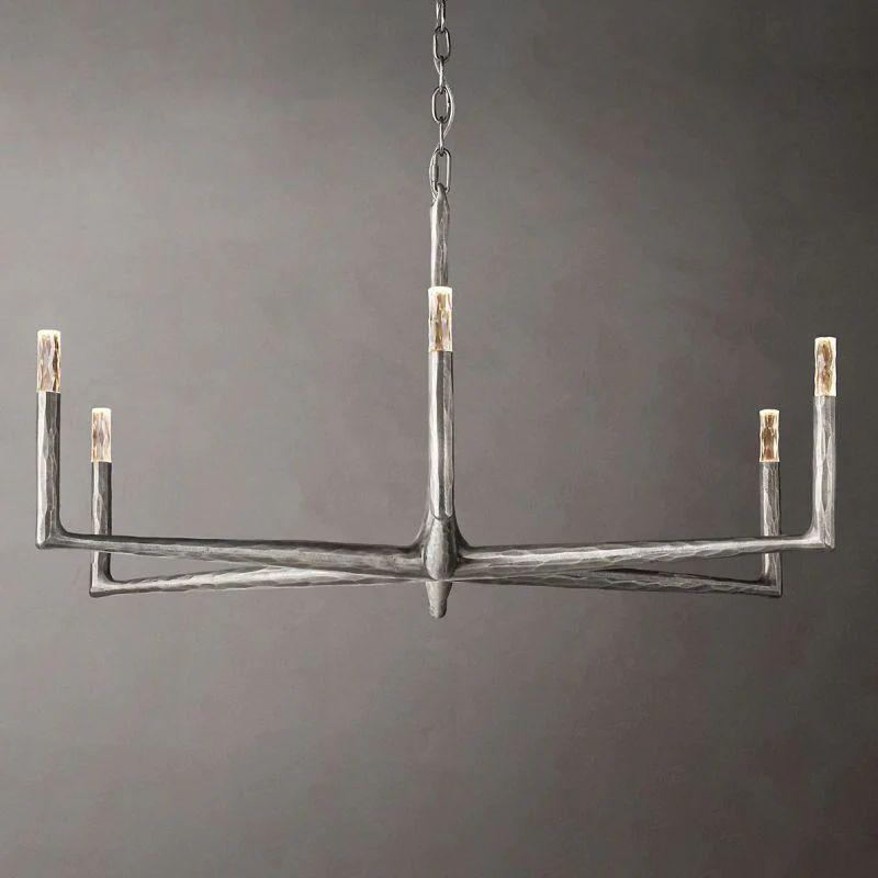Thadeus Round Chandelier 48” - Grace Lamp