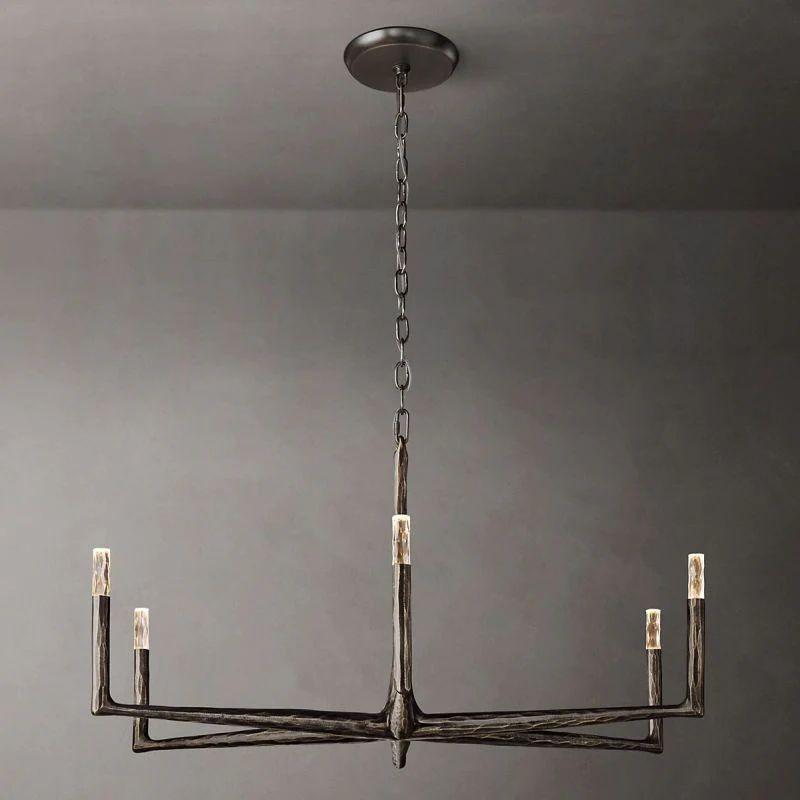 Thadeus Round Chandelier 48” - Grace Lamp