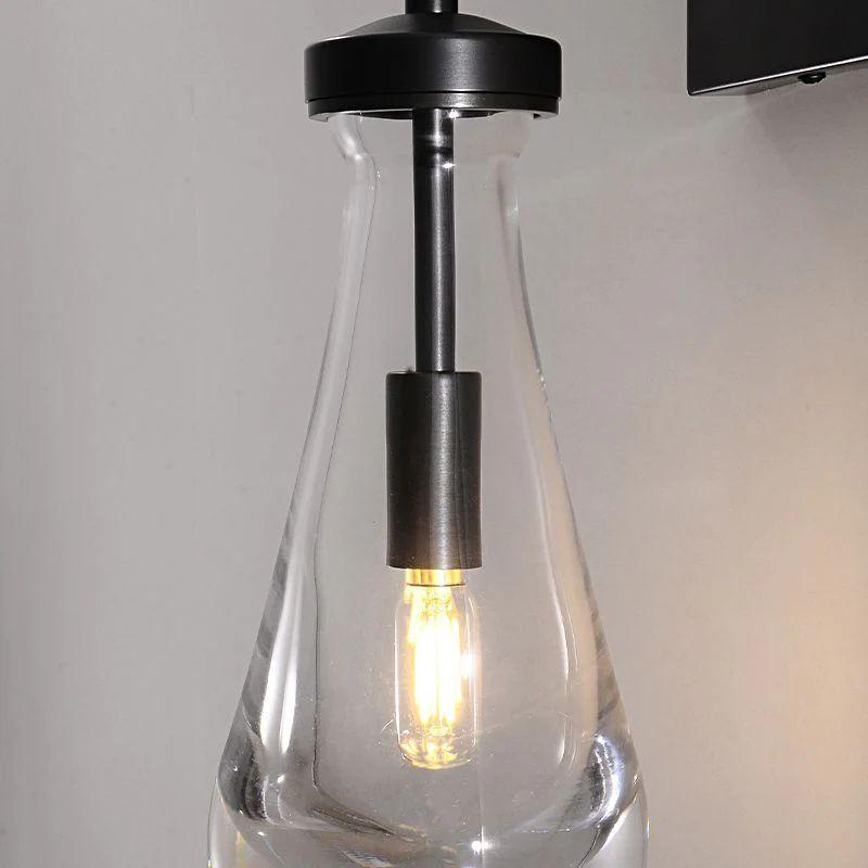 Rain Glass Wall Sconce Rod - Grace Lamp
