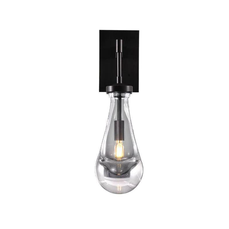 Rain Glass Wall Sconce Rod - Grace Lamp