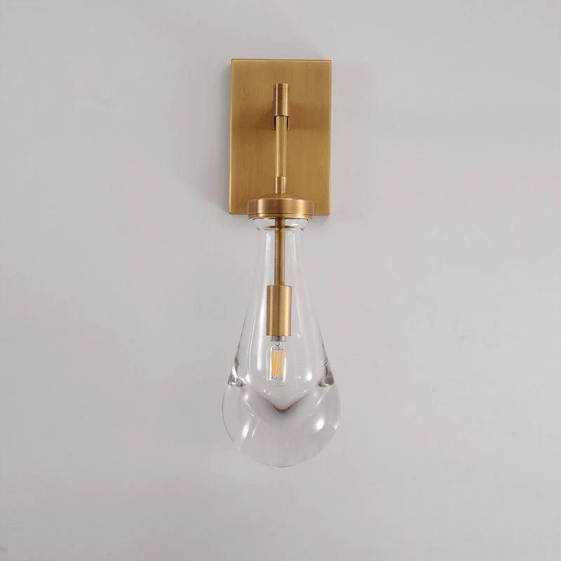 Rain Glass Wall Sconce Rod - Grace Lamp