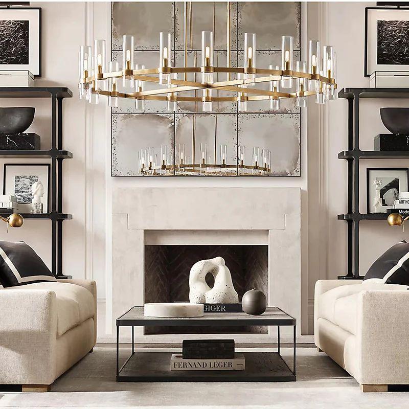 Ravelle Round Chandelier 60" - Grace Lamp