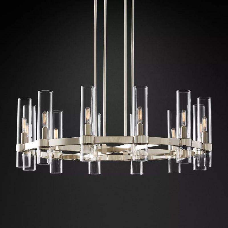 Ravelle Round Chandelier 36" - Grace Lamp