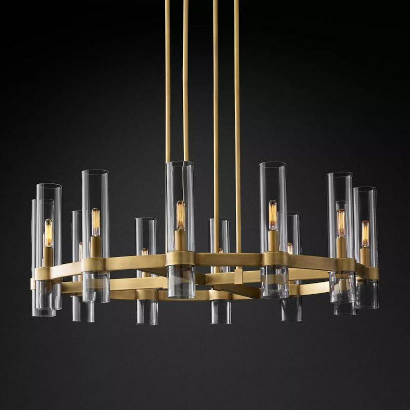 Ravelle Round Chandelier 36" - Grace Lamp