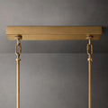 Sirene Clear Glass Rectangle Chandelier 59
