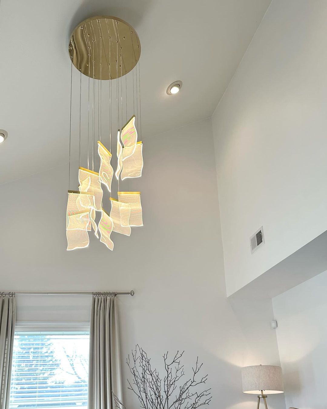 Extra Large Modern Acrylic Chandelier for Staircase/Foyer/Villa/Hall-Grace Lamp