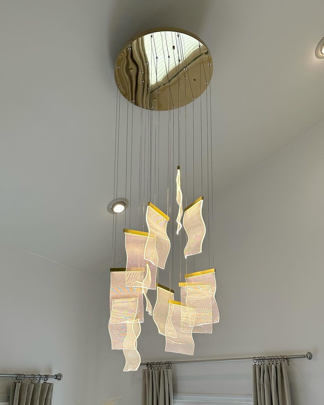 Extra Large Modern Acrylic Chandelier for Staircase/Foyer/Villa/Hall-Grace Lamp