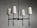 Rhodes Round Chandelier 4/6 Light - Grace Lamp