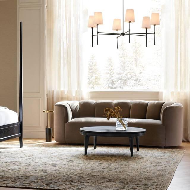 Rhodes Round Chandelier 4/6 Light - Grace Lamp