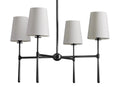 Rhodes Round Chandelier 4/6 Light - Grace Lamp