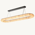 Rivage Lisse Oval Chandelier 74″ - Grace Lamp